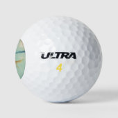 Goldfisch mit einer Haiflossen Golfball (Logo)