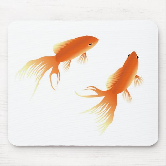 Goldfisch mousepad Mausunterlage (Vorne)