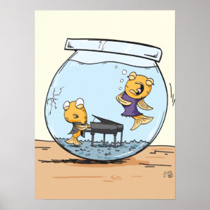 Goldfisch-Oper Poster