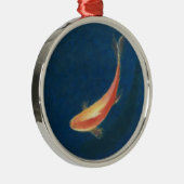 Goldfisch Ornament Aus Metall (Rechts)