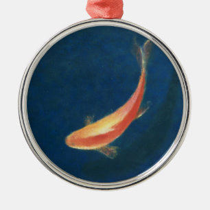 Goldfisch Ornament Aus Metall
