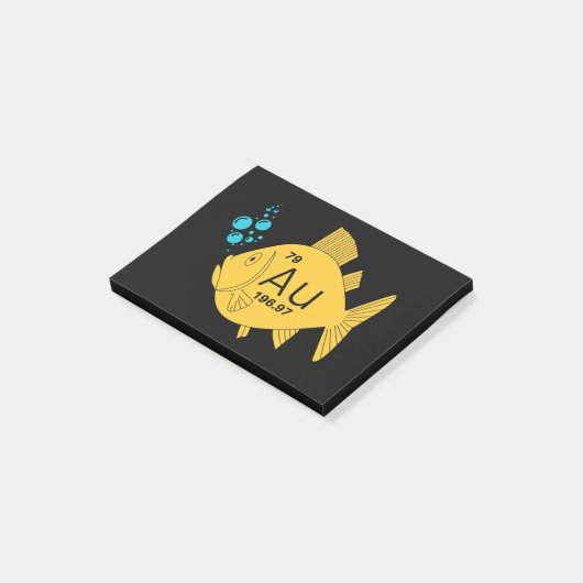 Goldfisch Post-it Klebezettel (angewinkelt)