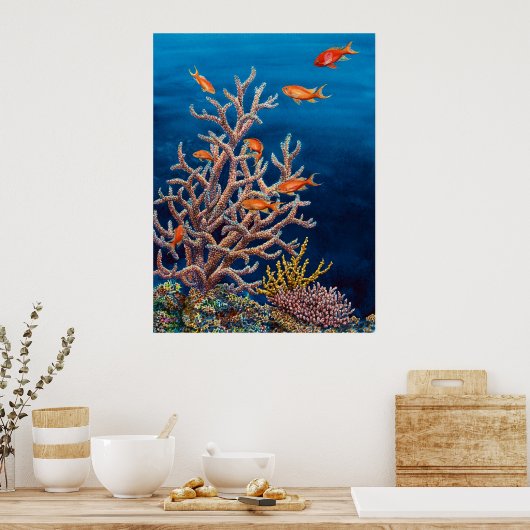 Goldfisch Poster (Küche)