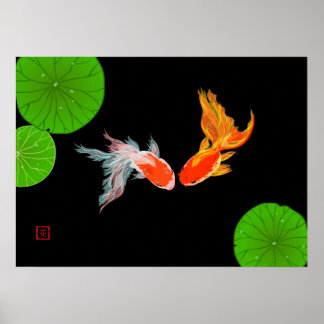 Goldfisch-Poster Poster