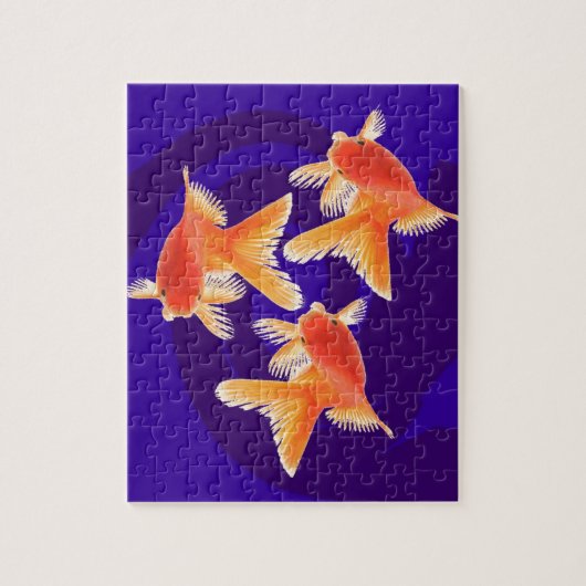 Goldfisch Puzzle (Vertikal)