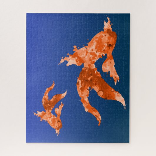 Goldfisch Puzzle (Vertikal)