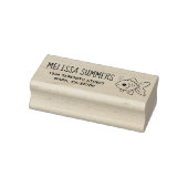 Goldfisch-Rücksendeadresse Gummistempel (Stempel)
