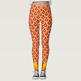 Goldfisch-Schwanz Leggings