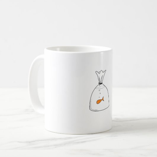 Goldfisch-Tasse Kaffeetasse (Vorderseite Links)