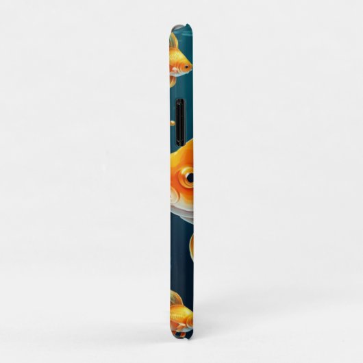 Goldfisch unter Wasser Case-Mate iPhone Hülle (Hinten/Rechts)