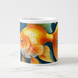 Goldfisch unter Wasser Jumbo-Tasse