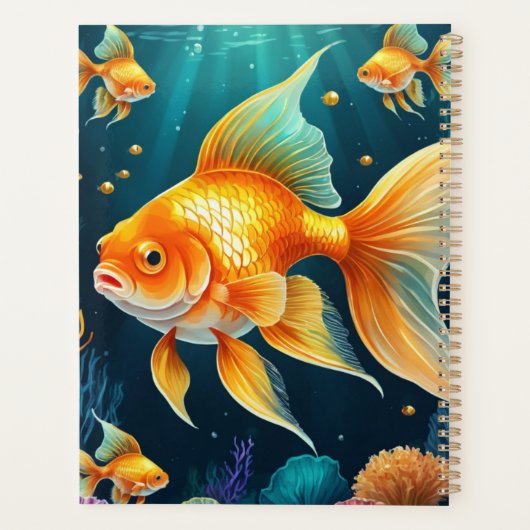 Goldfisch unter Wasser Planer (Rückseite)