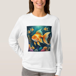 Goldfisch unter Wasser T-Shirt