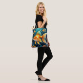 Goldfisch unter Wasser Tasche (Am Model)