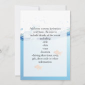 Goldfisch unter Wasseraquarium Einladung (Rückseite)