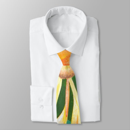 Goldfisch-Vermilion, die in grünen Blasen schwimme Krawatte (Gebunden)