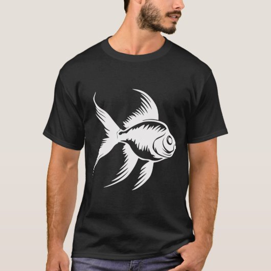 Goldfisch (Weiß) T-Shirt (Vorderseite)
