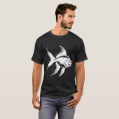 Goldfisch (Weiß) T-Shirt (Vorne ganz)