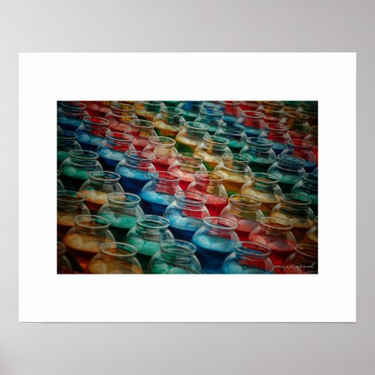 Goldfisch-Wurf Poster Druck (Vorne)