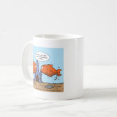 Goldfisch zwei--Freundschaft Kaffeetasse (Vorderseite Links)