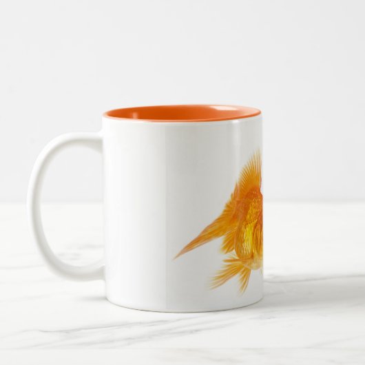 Goldfisch zwei zweifarbige tasse (Links)