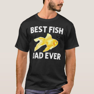 Goldfische für Väter Männer Gold Süßwasserfische H T-Shirt
