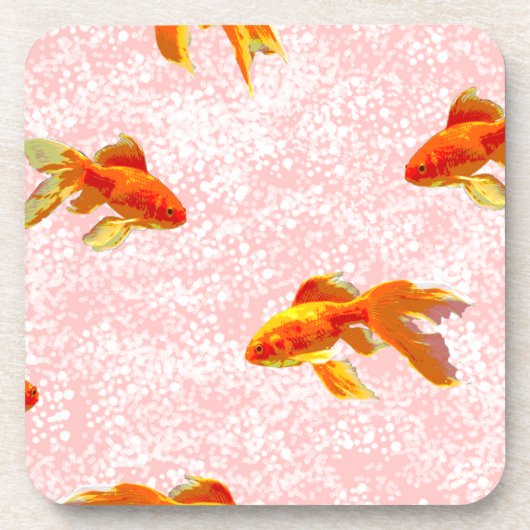 Goldfische Getränkeuntersetzer (Vorderseite)