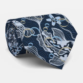 Goldfische im Blasenpool Krawatte (Gerollt)