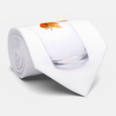 Goldfische in einer GlasKrawatte Krawatte (Gerollt)