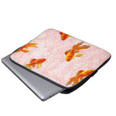 Goldfische Laptopschutzhülle (Vorne Knopf)