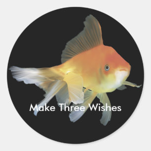 Goldfische Runder Aufkleber