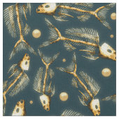 Goldfische Stoff (Nahaufnahme)