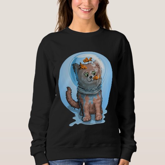 Goldfischfang Sweatshirt (Vorderseite)