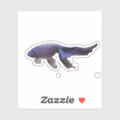 Goldfischfotografie Aufkleber (Blatt)