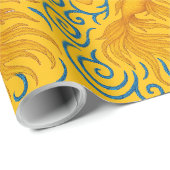 Goldfischmotiv für Sie Geschenkpapier (Rolleneckpunkt)