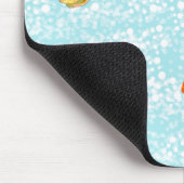 Goldfischmuster Mousepad (Ecke)