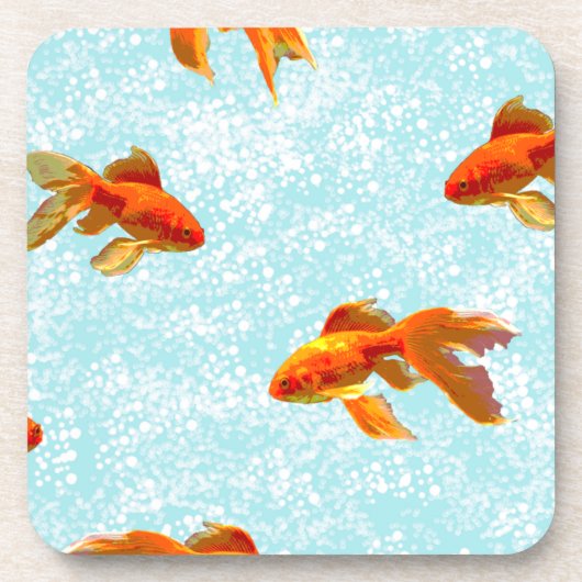 Goldfischmuster Untersetzer (Vorderseite)