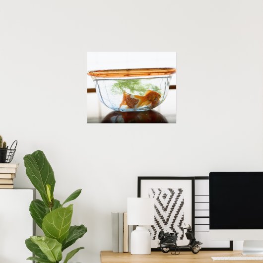 Goldfischschale Poster (Heimbüro)
