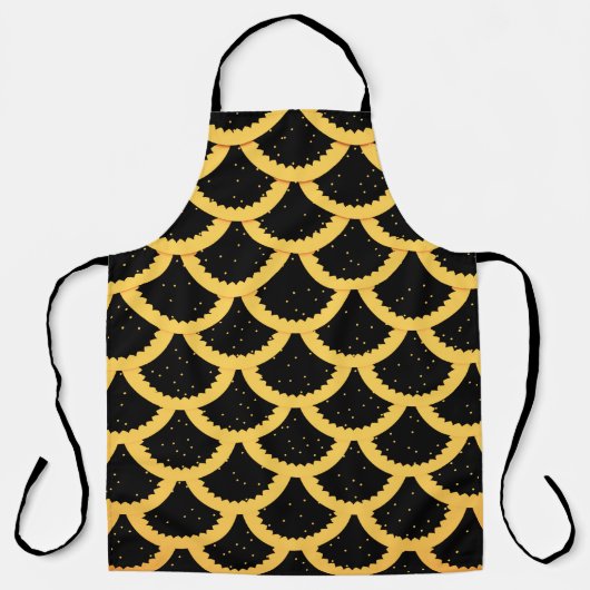 Goldfischschuppenmuster Schürze (Vorderseite)