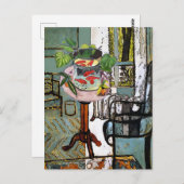 Goldfischschüssel, unter Fenster, Postkarte (Vorne/Hinten)
