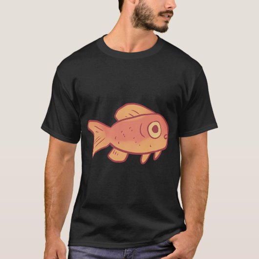 Goldfischzeichnung T-Shirt (Vorderseite)