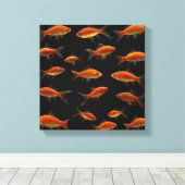 Goldfish 3 leinwanddruck (Insitu (Holzboden))