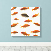 Goldfish 4 leinwanddruck (Insitu (Holzboden))
