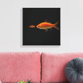 Goldfish 5 leinwanddruck (Insitu (Wohnzimmer))