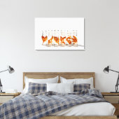 Goldfish 7 leinwanddruck (Insitu (Schlafzimmer))