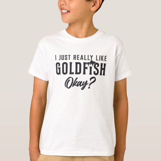 Goldfish ähnelt mir wie Goldfish-Haustier T-Shirt (Vorderseite)