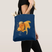 Goldfish Anchor Ship Wheel Nautical Tote Bag Tasche (Von Nahem)
