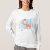 Goldfish. Aquarell T-Shirt (Vorderseite)