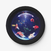 Goldfish Aquarium Pappteller (Vorderseite)