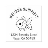 Goldfish Arch Address Permastempel (Design)